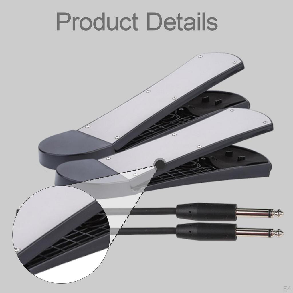 Drum Pedal Accessory Equipment Practice Pad Replacement with Connect Cable Training Percussion