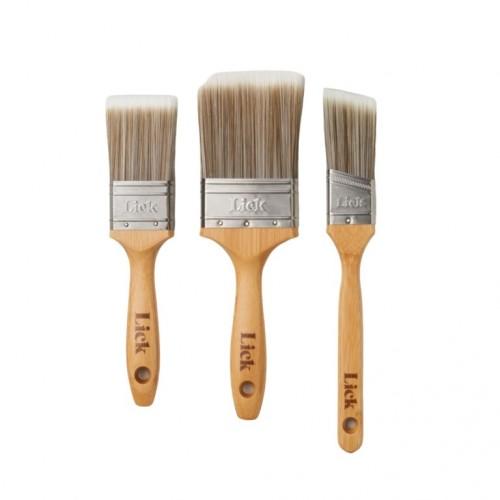 Lick Pro Pro Bamboo Paint Brush (Pack of 3)