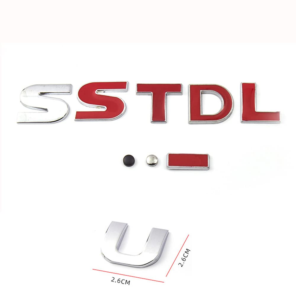 LUMIMAN 3D 3D Molded Emblem Sticker Alphabet Numbers Letters Dots Car Metal Zinc Alloy Decoration (0 (Zero), Silver)