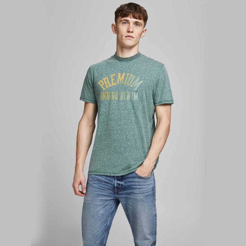 

Мужская пестрая футболка с короткими рукавами JACK & JONES