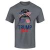 I'm A Trump Girl T-shirt American Flag Bandana Sunglasses Shirt
