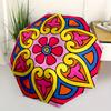 1pc Floral Mandala Design Folding Umbrella , 8 Ribs Casual Durable Lightweight Portable Travelling Umbrella For Men & Women Yy250728100