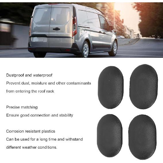 4pcs Roof Rack Grommet Plug Set for Transit Connect 2012-2022, Rear Section Cover