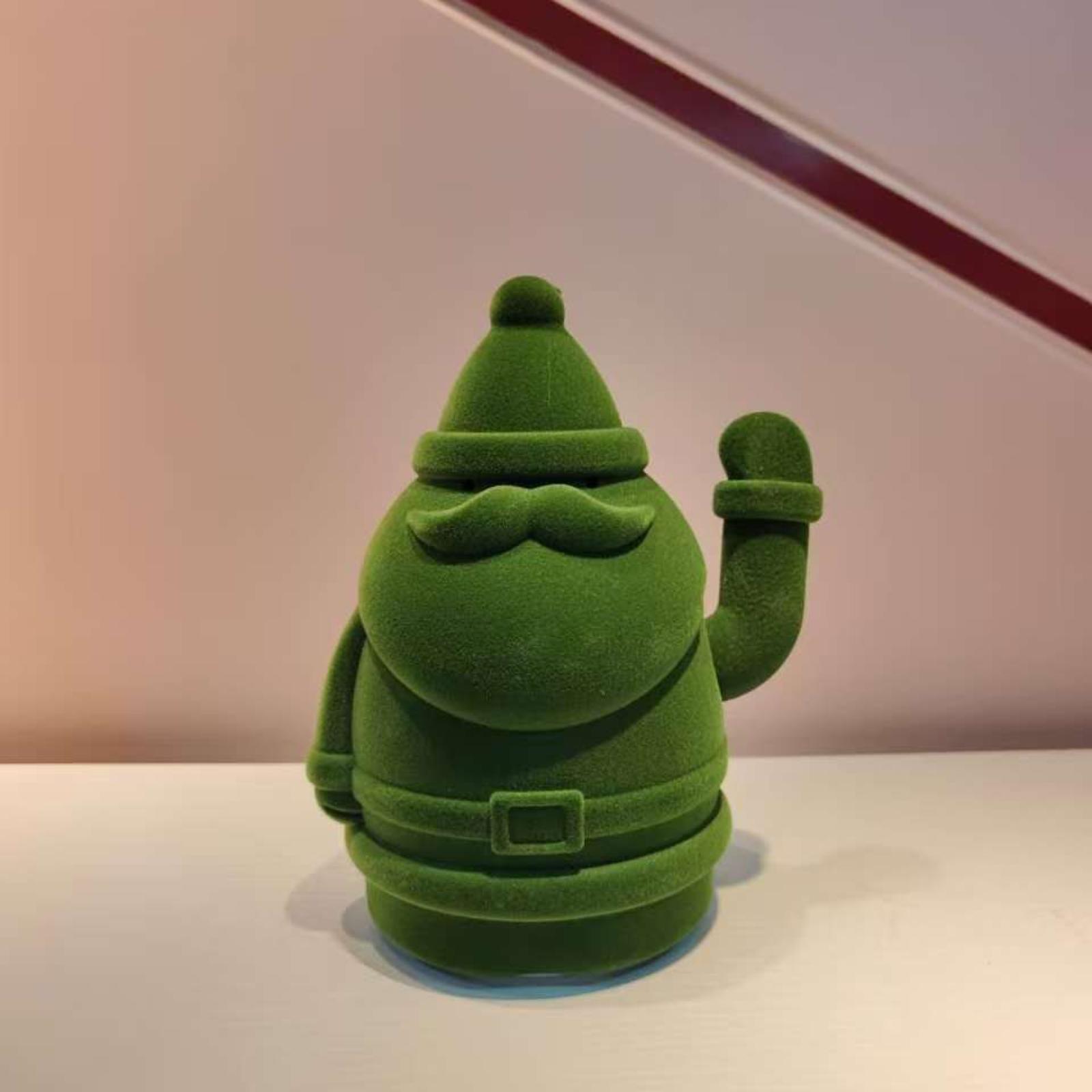 

СантаКлаусРокер, Домашнее украшение для праздничной атмосферы Рождества One Size зелёный