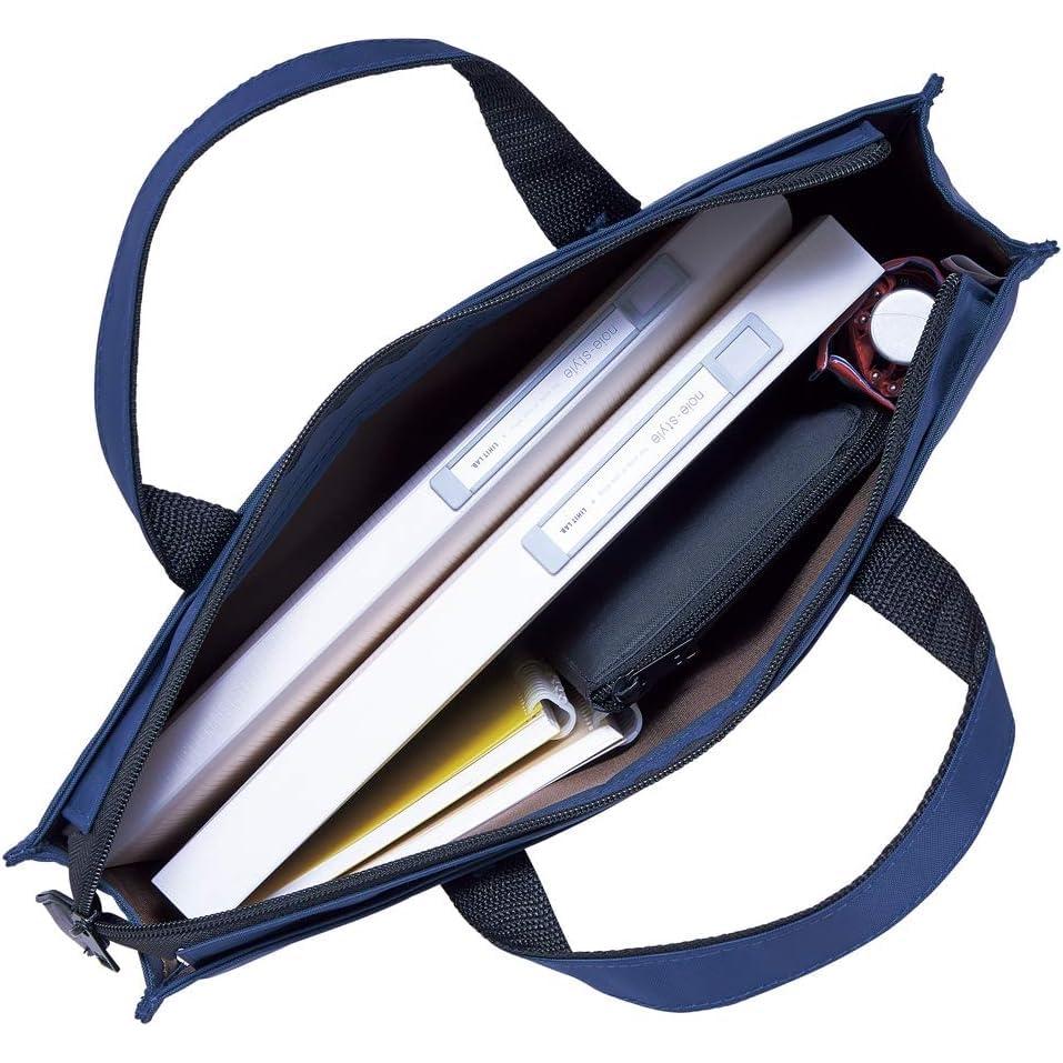 [Lihit Lab] Flat Pen Case - Black Pen Holder, Slim and Stylish