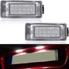2x 18-LED Black License Plate Lights for Nissan Serena C27 (2016-2019)