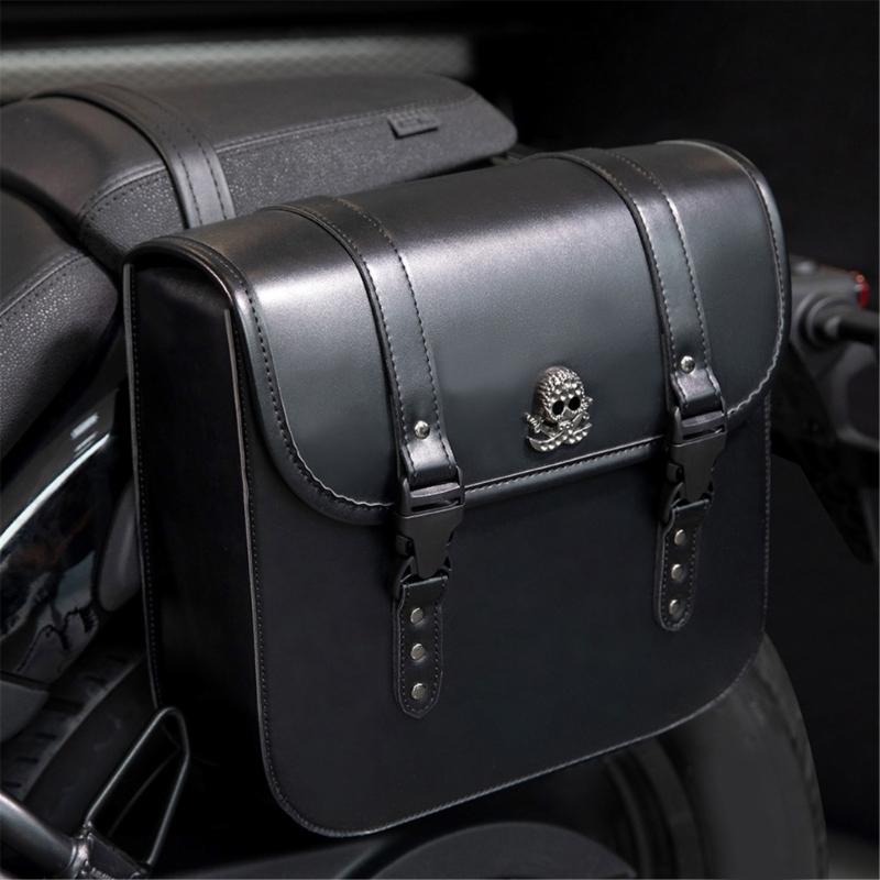 Motorrad Satteltaschen Set Wasserdicht Hohe Dichte Leder Werkzeugaufbewahrung Stilvolle Motorrad Satteltaschen Einfache Montage