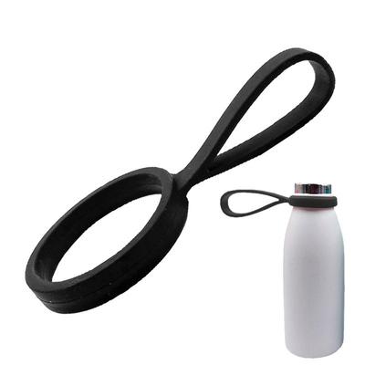 Porte-bouteille en silicone Sangle de bouteille en silicone Boucle Accessoire de transport de bouteille sûr et sans odeur Pour le camping la randonnée le voyage