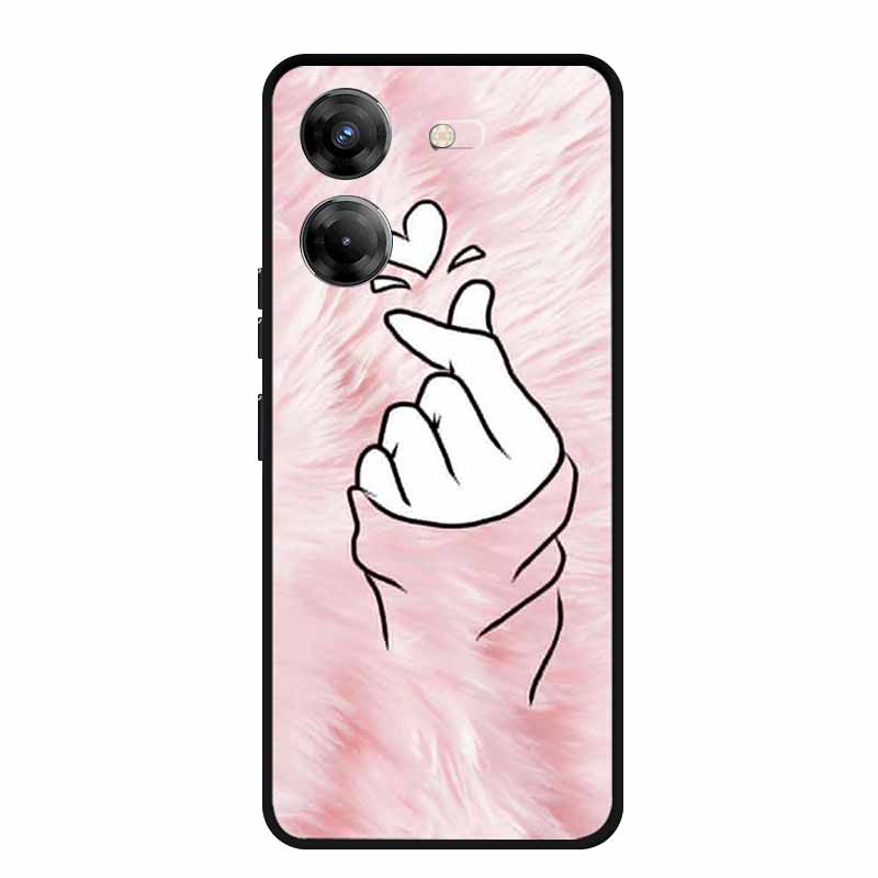 For Tecno Pova 5 Phone Case 6.78" Coque Black Bumper Silicone Soft Back Cover Case For Tecno Pova 5 Case Pova5 Funda Para Capa
