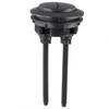 Round Black Toilet Flush Button for Efficient Water Usage in Bathrooms