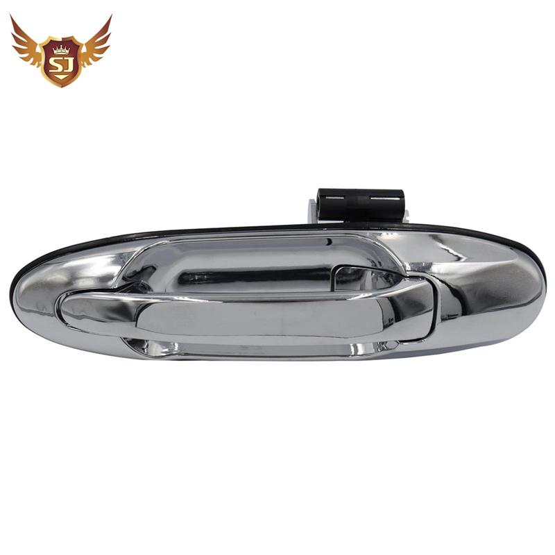 Exterior Door Handle for Toyota Land Cruiser LC100 Fj100 1997-2007, Accessories, Front and Rear, Left and Right silver
