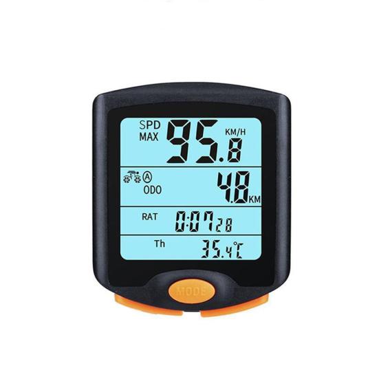 

Bike Cycling Bicycle Computer Odometer Backlight Wired LCD Display Speedometer