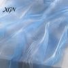Durable Organza for Fashion Accessories 1 Yard Two Tone Sheer Fabric, 60 Inch Wide Iridescent Silky Decorative Fabric Christmas Tree Ornaments Glitter