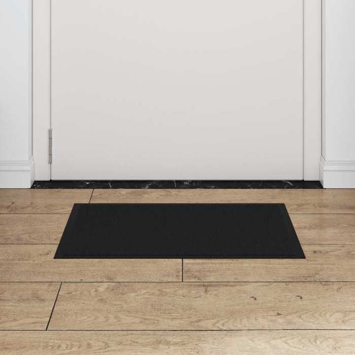 VidaXL Paillasson Noir 40x60 cm, paillasson de bienvenue, paillasson de porte intérieur, paillasson d'entrée, paillasson de 4105557