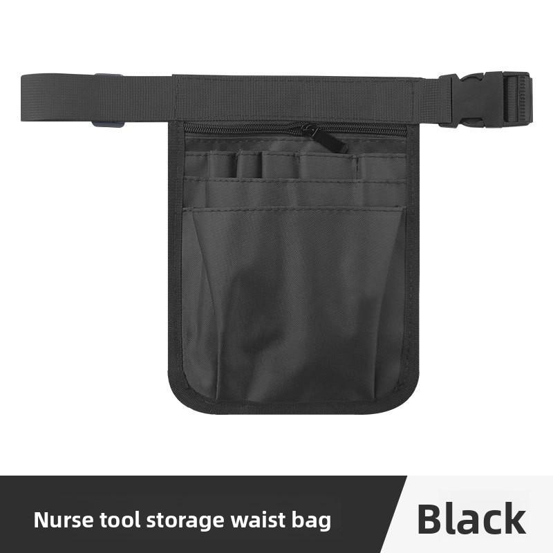 Nurse fanny pack Nurse tool storage bag Hair stylist Technician tool storage waist bag чёрный