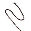 Gold and Silver Thread Adjustable Handmade Necklace Pendant Rope