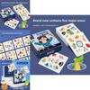 Wooden Animal Matching Card Game For Kids Educational Brain Training Parent Child Activity