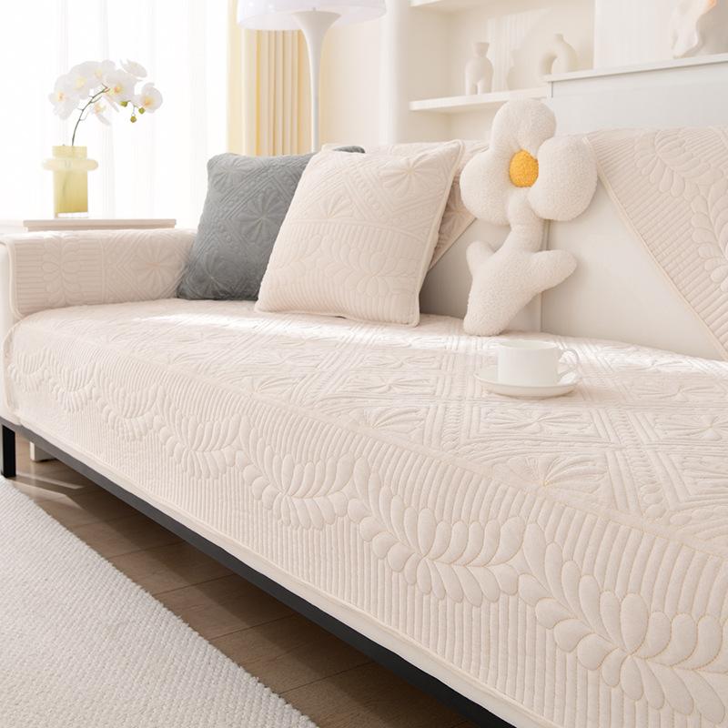 

Подушка для дивана в кремовом стиле Log Fresh Чехол для дивана Нескользящий чехол для дивана Полотенце Осенне-зимняя плюшевая подушка 70*70cm