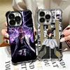 Bleach Aizen Sousuke Plating Phone Case For Iphone 16 17 Pro Max Air 16E 14 15 Plus 12 13 Mini Anti-Fall Airabag Cover
