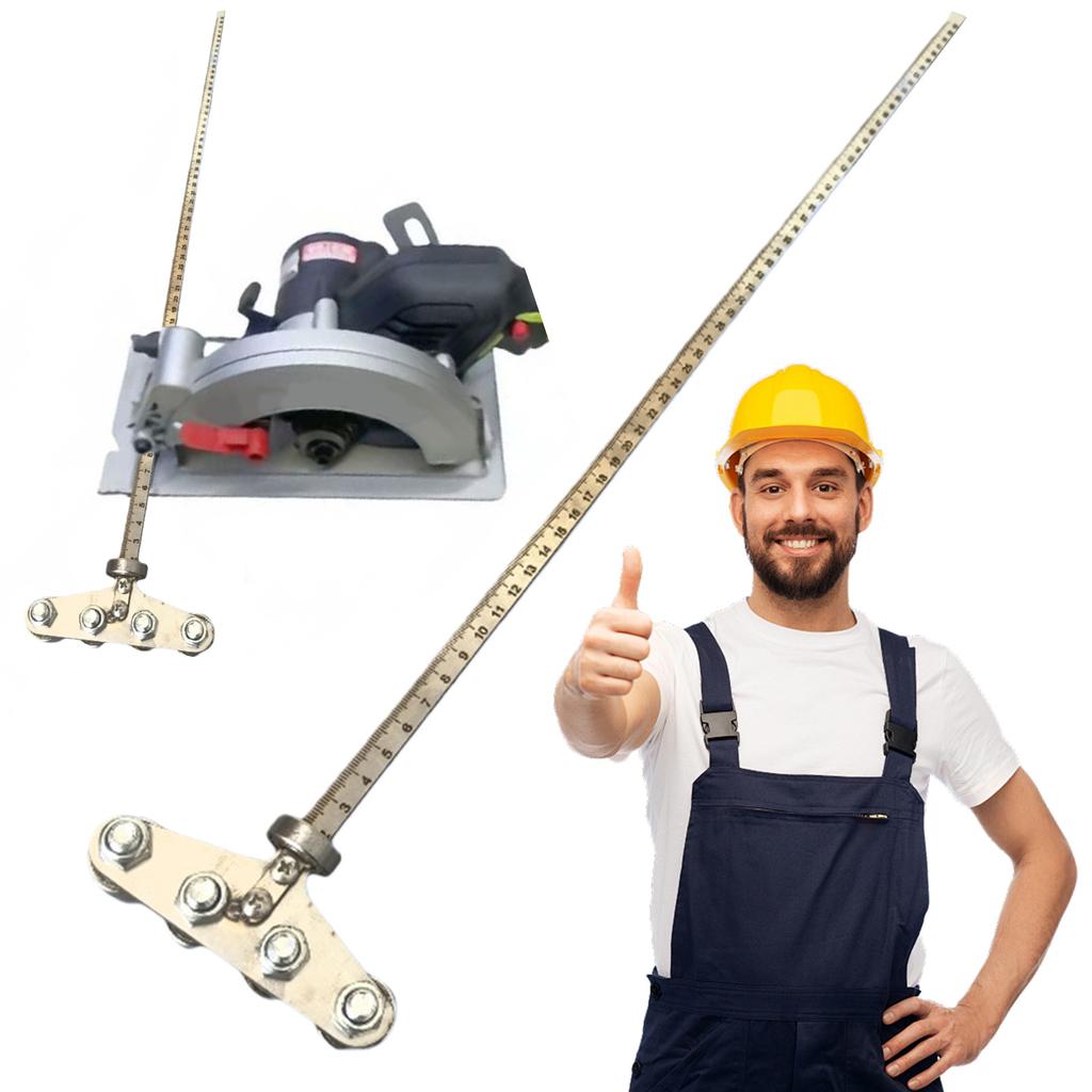 Circular Saw Guide Ruler Adjustable Positioning Caliper Precise Measurement Ruler for Precise Measurements & Easy Wood Cutting