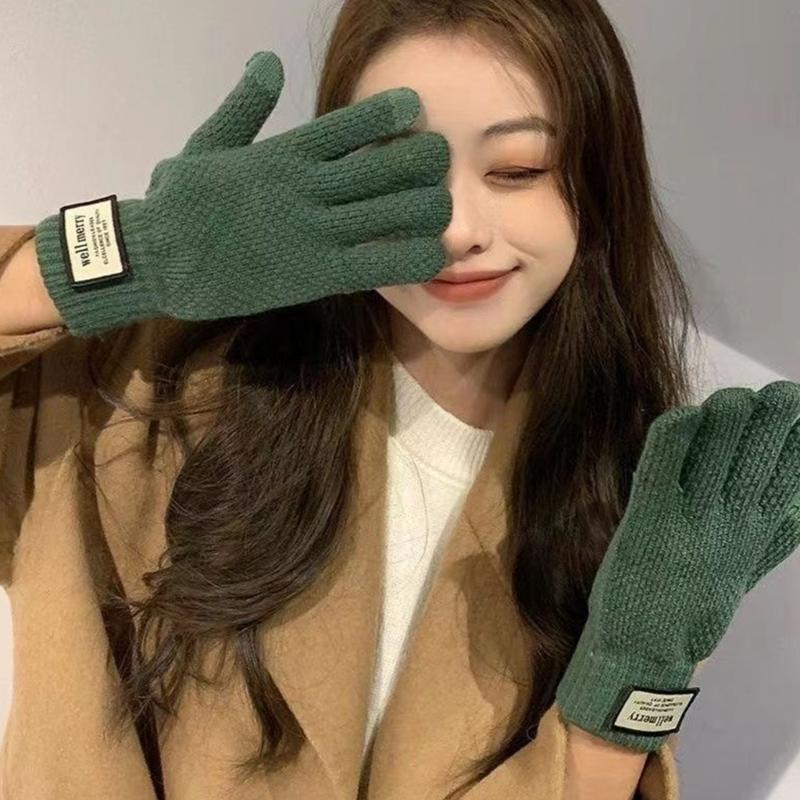 Adult Windproof Gloves Winter Sports Thicken Gloves for Outdoor Cycling Skiing
