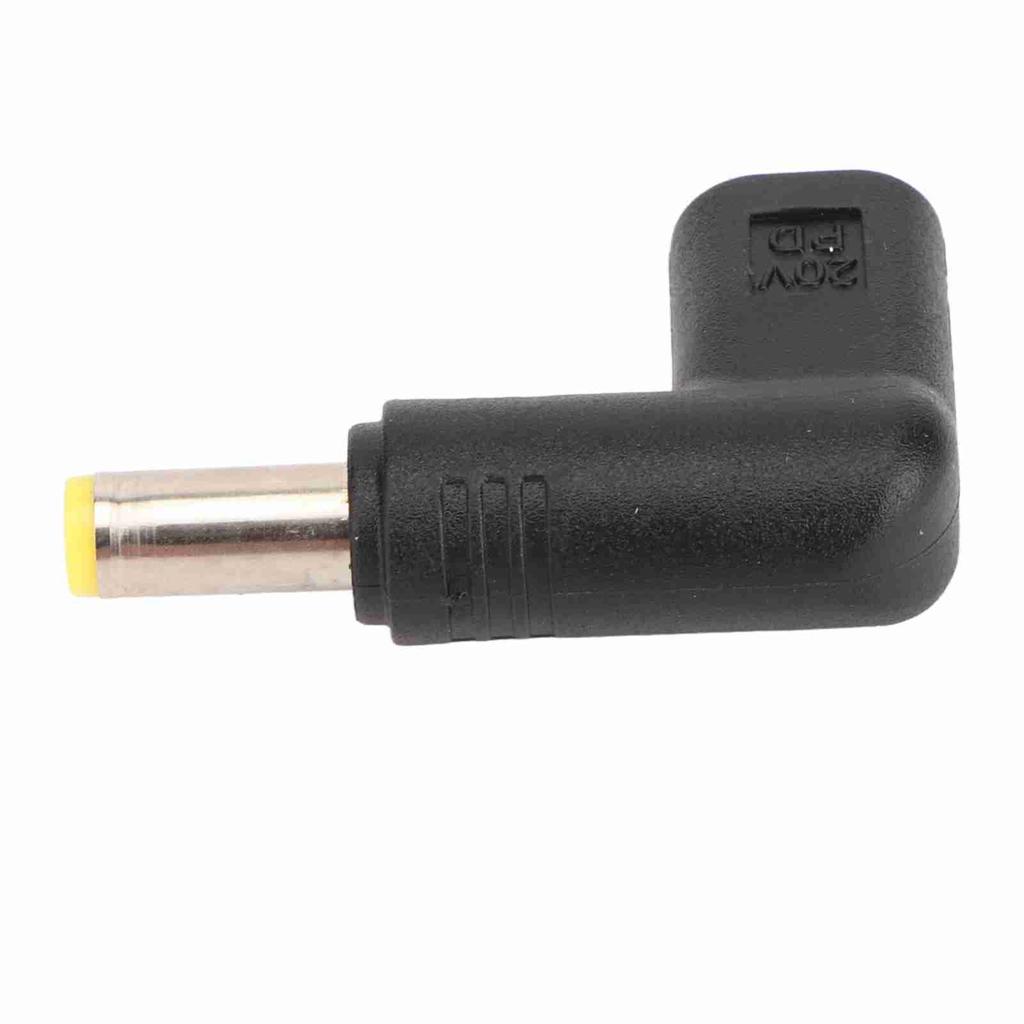 100W PD USB 3.1 Type C Female USB C To DC 18.5‑20V 5.5x1.7mm Adapter PD Emulator Trigger 90 Degree Angled