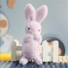 Cute Rabbit Plush Toy Schoolbag Pendant for Girl Love Bag Long-Eared Bunny Pendant Stuffed Animal Keychain