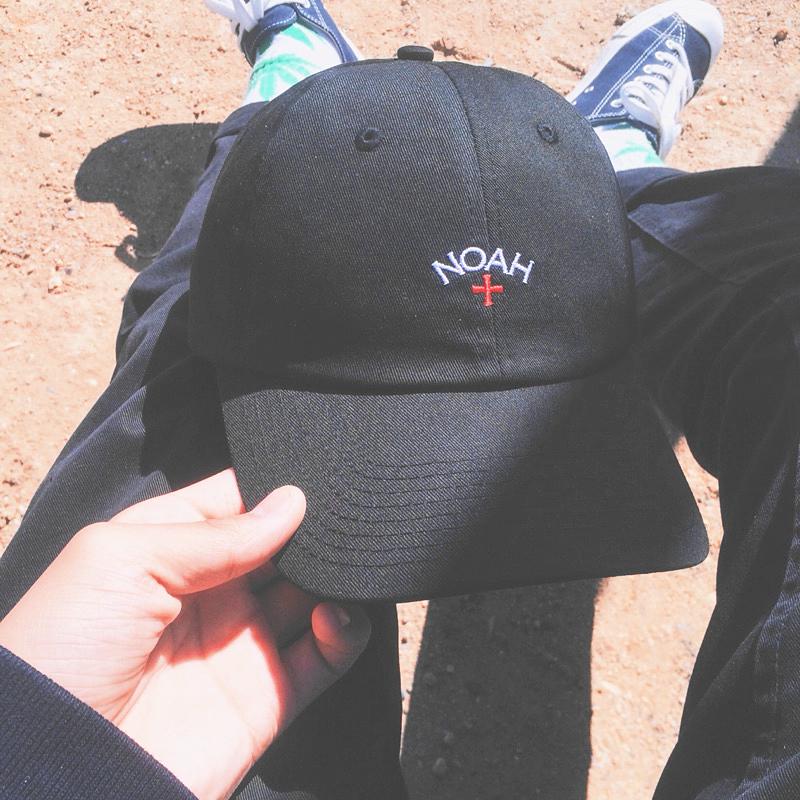 NOAH OG Herren Baseballkappe mit Stickerei und Sonnenschutz - Japanische Trend-Softtop-Entenschnabelmütze für Sonnenschutz im Sommer.