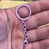 DIY Hand-Painted Doll Keychains Set with Lobster Clasp Rings