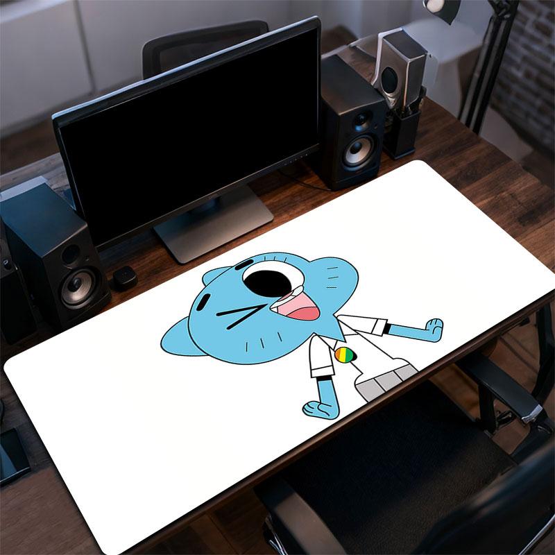 Nicole Watterson Mouse Pad, Large Gaming Desk Mat, Non-slip XXL Mousepad for Laptop & Tablet, Mini PC Playmat with Stitched Edges