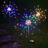 1 Pack Solar Fireworks Lights Outdoor,Holiday Lighting Firework Lights For Garden Patio,Halloween,Christmas,Wedding,Wall Decor