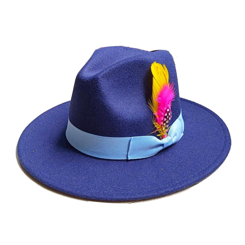 Skórzany Różowy Kapelusz Fedora z Szerokim Rondem Jazzowy Kapelusz Jesień/Zima Klasyczny Elegancki Kapelusz Panama Kapelusz Dżentelmena Sombrero