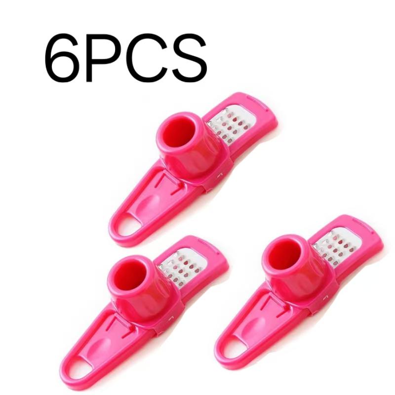 Multifunctional Garlic Press for Kitchen , Practical for Household Use | Garlic Crusher, Chopper, Grinder & Peeler in One