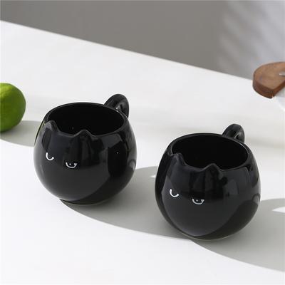 1PC Cat Shaped Ceramic Cup, Creative Mug, 380ml/13oz Coffee and Drinking Cup