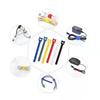 10pcs Adjustable Cable Management Strap Cable Organizer Desk Wire Winder Cable Tie Data Line Protection Storage Gadget 12*150mm