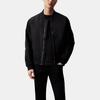 Calvin Klein Jeans Slim Fit Cor Sólida Gola Redonda Manga Curta Camiseta Com Bolso de Carta Tops Masculinos Preto J30J320936-BEH