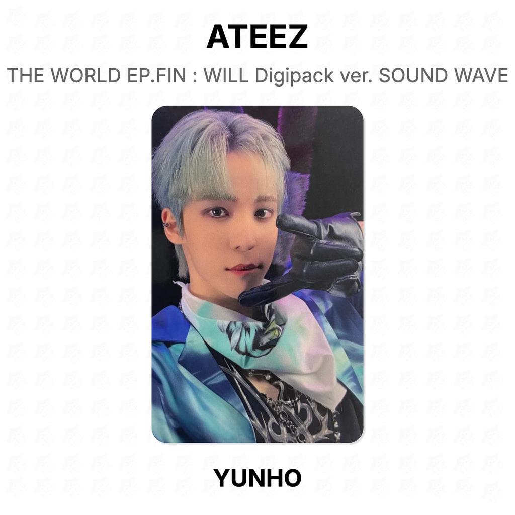 ATEEZ THE WORLD EP.FIN : WILL Digipack ver. SOUND WAVE Official Photocard