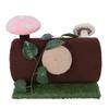 Cat Tunnel Interactive Protect Furniture Cat Climbing Frame Tunnel Bed Toy with Scratching Ball for