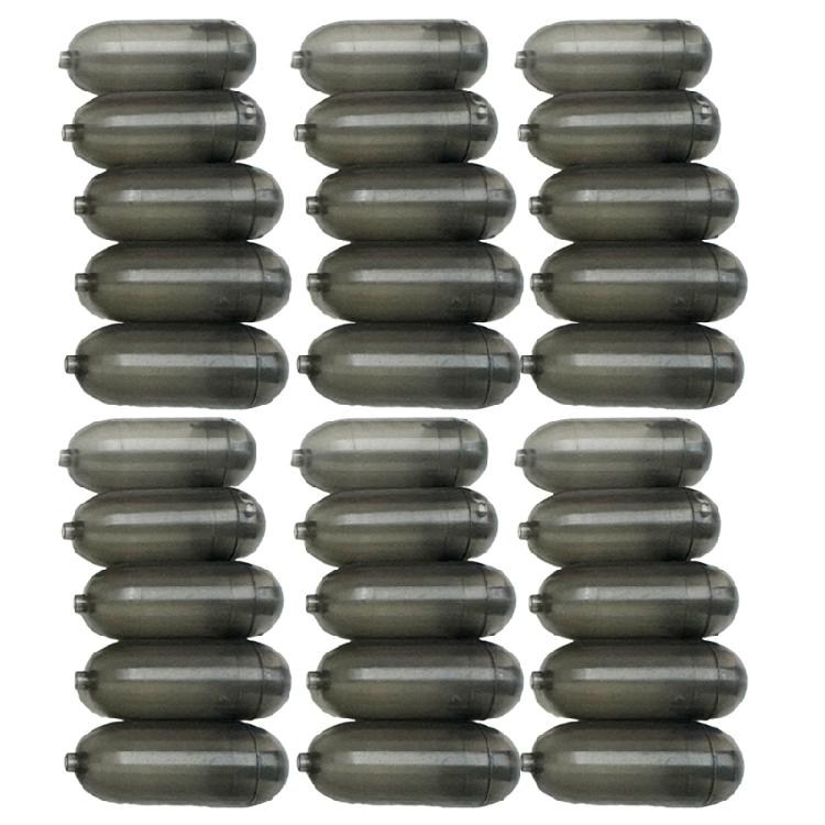 30pcs Professional Floating Carps Fishing Hair Rigs Hook Buoyance Carps Hook Float Tube For Underwater Hook Positioning