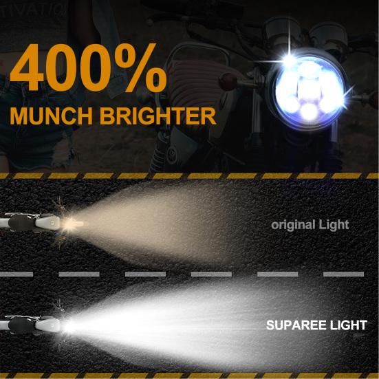 5.75 Inch LED Motorcycle Headlight IP67 Waterproof DRL Turn Signal Projection Headlamp