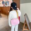 Cotton Shoulder Bag Stripe Design With Fun Style For Daily School And Travel