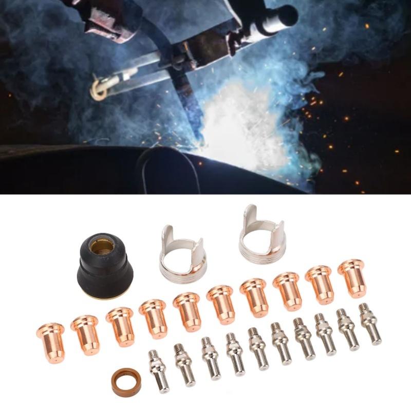 Plasma Cutter Tip Electrode Nozzle Bracket Cover Set For YESWELDER CUT 55DS Pro CUT 65DS