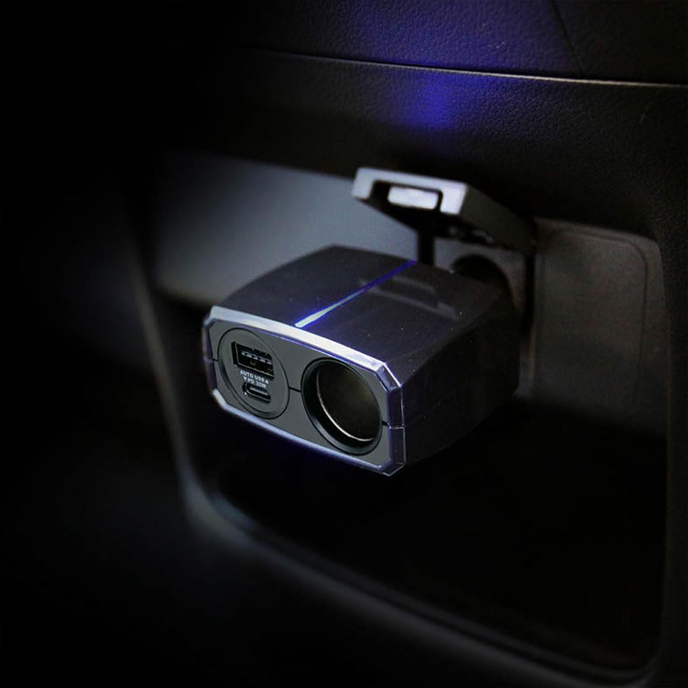 Kashimura Rozšiřující zásuvka kompatibilní s USB PD30W Přímá zásuvka/Oboustranná USB automatická