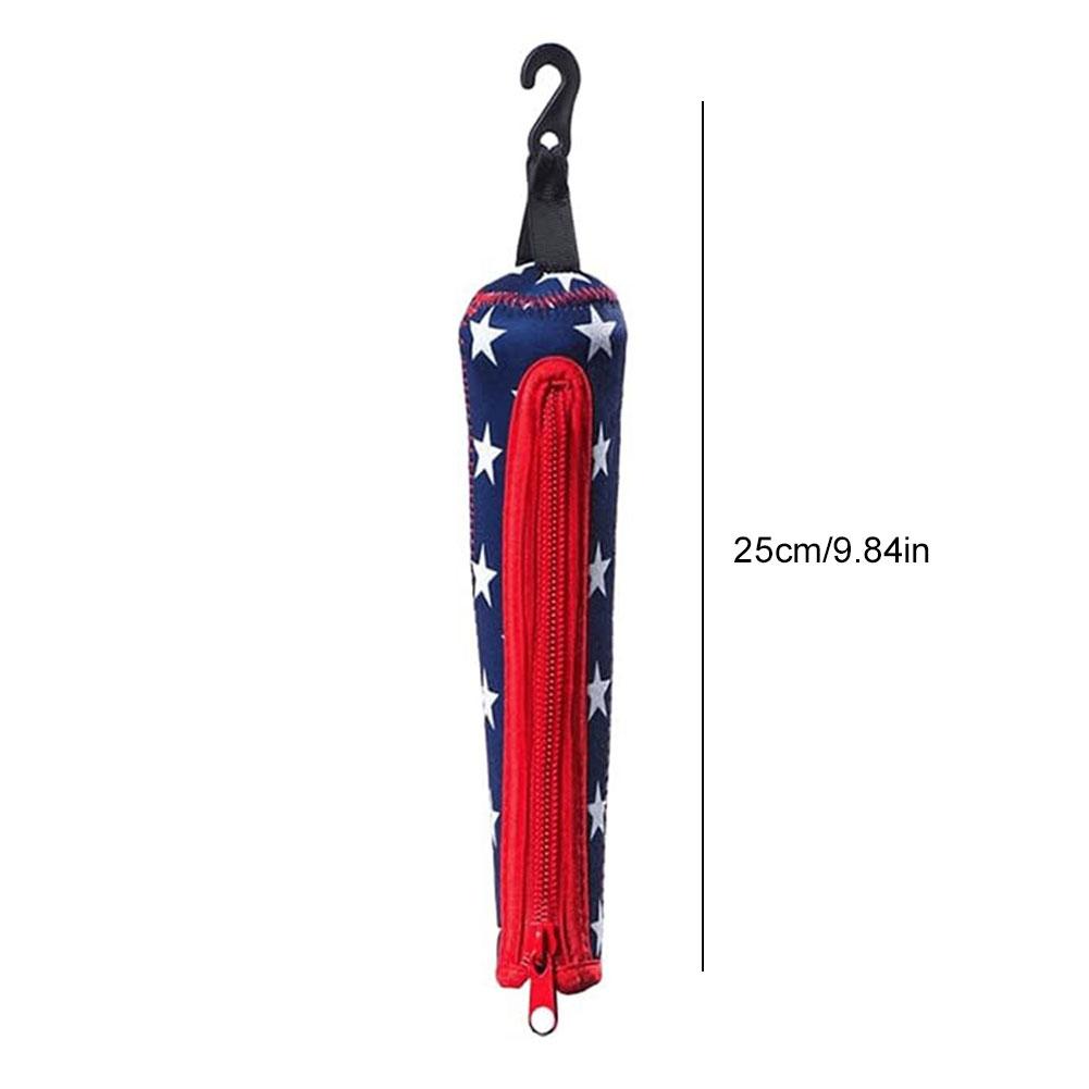 

Baseball & Softball Handle Cover Cushy Zippered Sleeve Baseball Bat Handle Cover Hook for Hanging on Fence Baseball Accessories