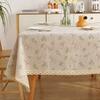 Cotton and Linen Tablecloth Fabric Net Red Girl Heart Plaid Desk Mat Rectangular Small Fresh Coffee Table Mat Table Cloth