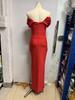 Elegant Rhinestone One-Shoulder Bandage Evening Gown