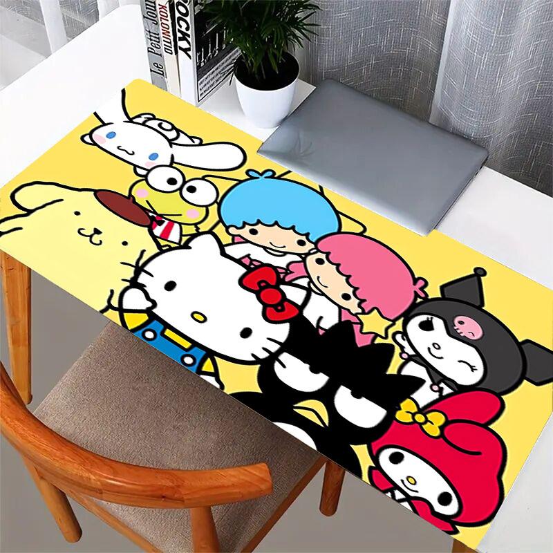 1pc Hello Kitty Friends Group Computer Pad with Vibrant Print, Mouse Pads for Desk,065