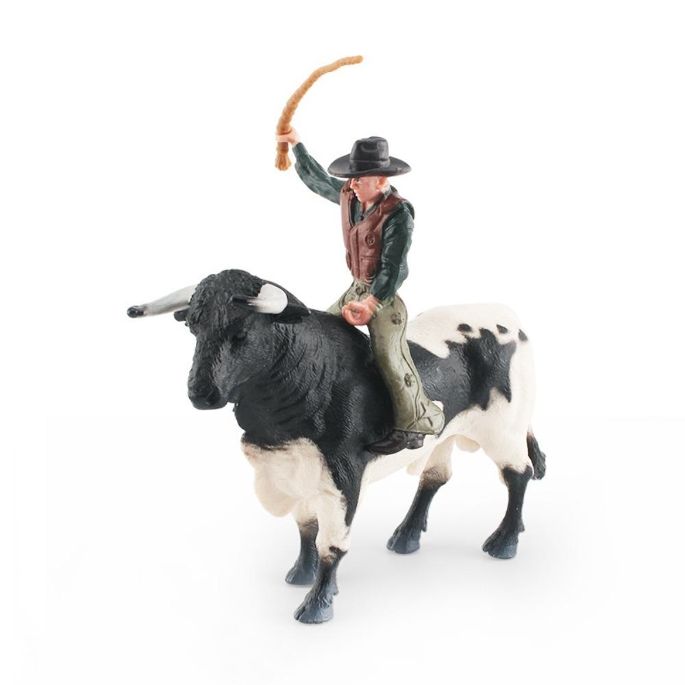Farm Animals Poultry Cattle Model Simulation Calf Bull OX Figures  For Children