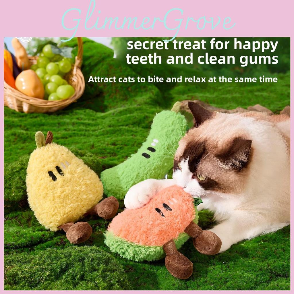 Pet Fruit Toys Interactive Sound Plaything For Cats And Dogs
