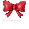 Bow Balloons Quick Inflate Balloon for Birthday Party Decorations Elegant Wedding Bridal Bachelorette Gender Reveal Photo Backdrop Foil Balloons